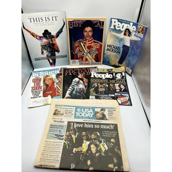 Michael Jackson People Magazine/This Is It His Life in Photos Tribute In Touch - Picture 1 of 14
